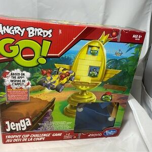 Angry Birds Go Jenga Trophy Cup Challenge Game COMPLETE Hasbro Gaming 2013 Rovio